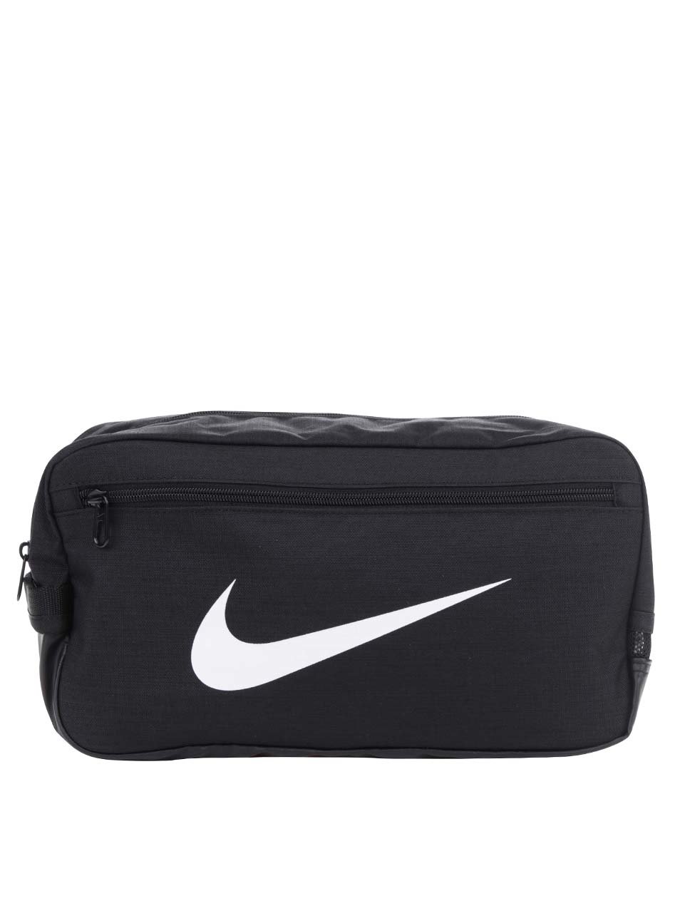 Černá unisex voděodolná taška na boty s potiskem Nike Černá unisex voděodolná taška na boty s potiskem Nike