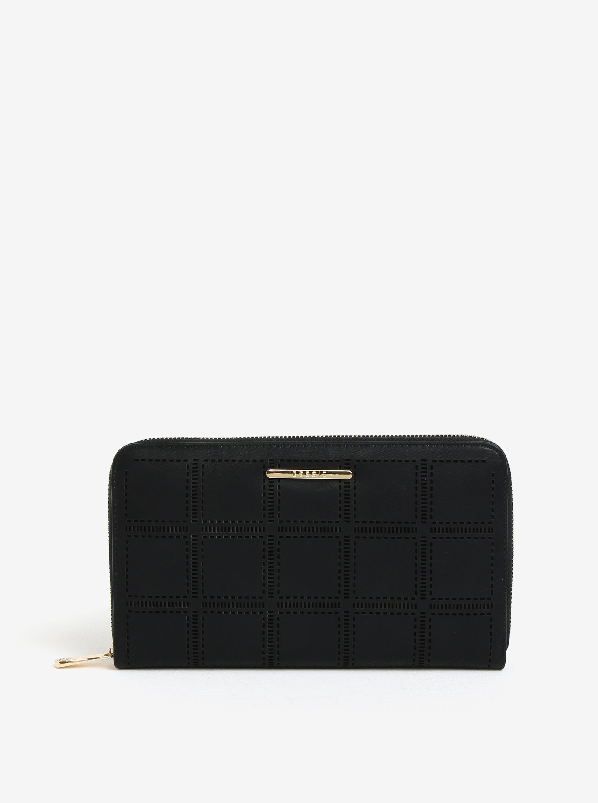 Černá velká peněženka s pouzdrem na doklady Bessie London Černá velká peněženka s pouzdrem na doklady Bessie London