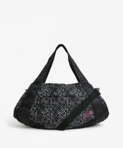 Černá vzorovaná sportovní taška LOAP Sandrine 30 l