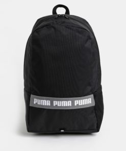 Černý batoh s potiskem Puma 25 l