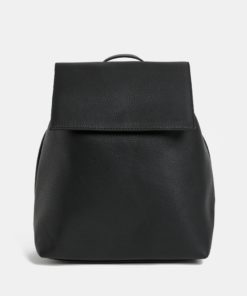Černý elegantní vakový batoh Pieces