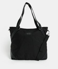 Černý shopper s kapsou na notebook Meatfly Insanity