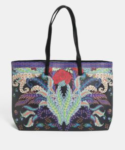 Černý shopper s potiskem Desigual Redmond