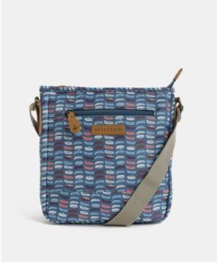 Petrolejová vzorovaná crossbody kabelka Brakeburn