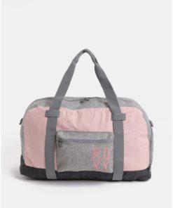 Růžovo-šedá dámská sportovní taška Roxy Winter Come 32 l