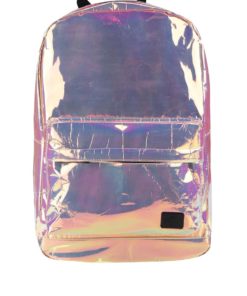 Růžový dámský holografický batoh Spiral Holographic 18 l
