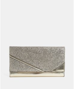 Třpytivé psaníčko ve zlaté barvě Dorothy Perkins