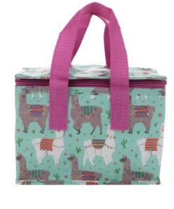 Zelená pikniková taška s motivem lam Sass & Belle Lima Llama