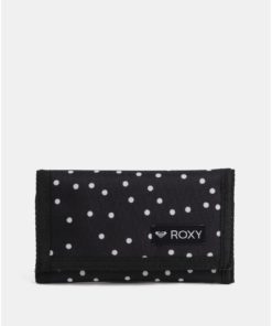 Černá dámská peněženka s puntíky Roxy Beach