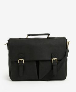 Černá taška s přezkami Bobby Black