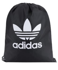 Černý unisex vak s potiskem adidas Originals Trefoil