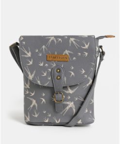 Šedá vzorovaná crossbody kabelka Brakeburn
