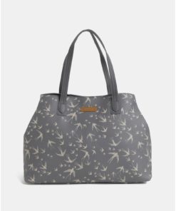 Šedý vzorovaný shopper Brakeburn