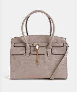 Světle růžová kabelka s krokodýlím vzorem ALDO Guice