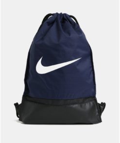 Tmavě modrý voděodolný vak s potiskem Nike 17 l