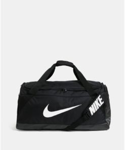 Černá cestovní taška s potiskem Nike 81 l