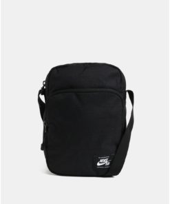 Černá crossbody taška s nášivkou Nike 3 l