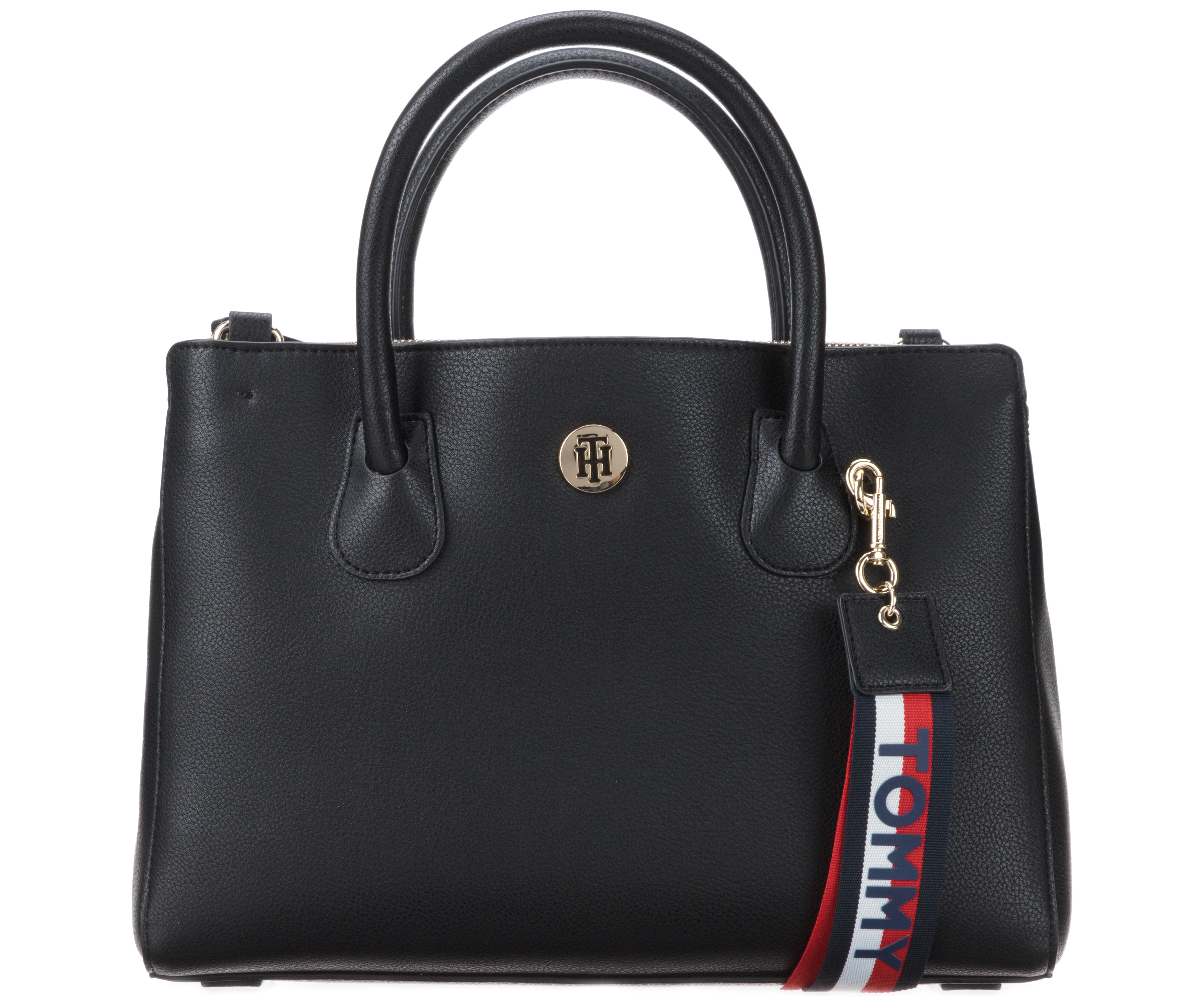 Charming Tommy Medium Kabelka Tommy Hilfiger | Černá | Dámské | UNI Charming Tommy Medium Kabelka Tommy Hilfiger | Černá | Dámské | UNI