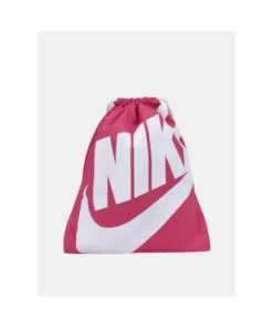 Růžový dámský vak s potiskem a kapsou Nike