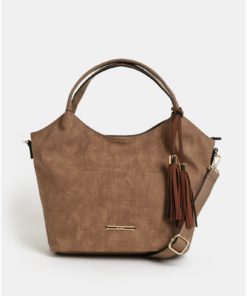 Světle hnědá kabelka se střapcem Gionni Jelena