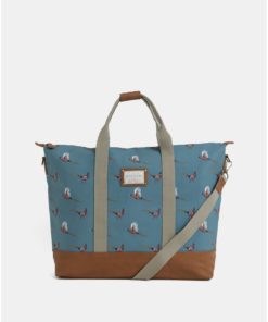 Světle modrá vzorovaná taška Brakeburn