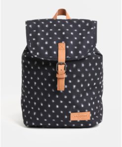 Tmavě šedý dámský vzorovaný batoh s koženými detaily Eastpak Aminimal 10.5 l