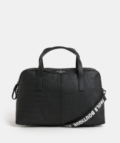 Černá taška s krokodýlím vzorem Paul's Boutique Christine