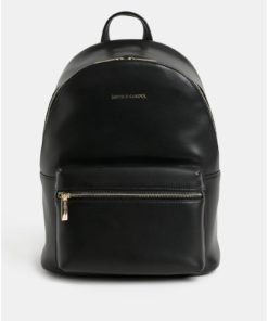 Černý kožený batoh Smith & Canova