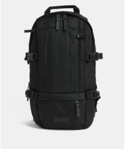 Černý pánský batoh s koženými detaily Eastpak Series 16 l