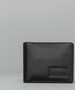 EASTPAK Drew RFID Wallet Black Ink Leather Univerzální velikost