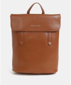 Hnědý kožený batoh Smith & Canova Miza