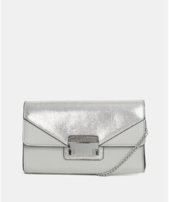 Kabelka ve stříbrno-šedé barvě Dorothy Perkins