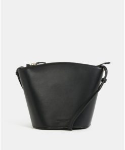 Černá kožená crossbody kabelka Vagabond Aruba