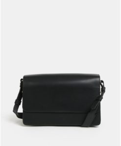 Černá kožená crossbody kabelka Vagabond Virginia