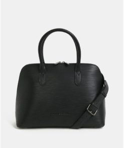 Černá kožená kabelka Smith & Canova Kiri