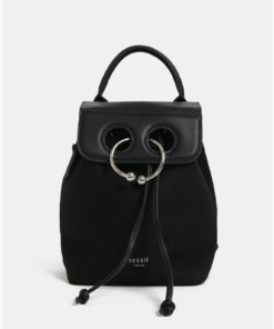 Černý batoh v semišové úpravě Bessie London