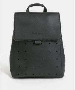 Černý děrovaný batoh Claudia Canova Kalilah