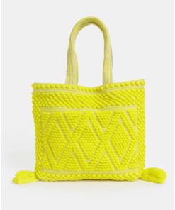 Žlutá plážová taška Dorothy Perkins