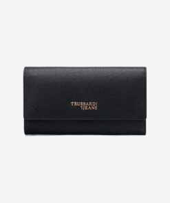 Bella Continental Large Peněženka Trussardi Jeans | Černá | Dámské | UNI