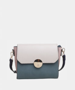 Béžovo-zelená kabelka Bessie London