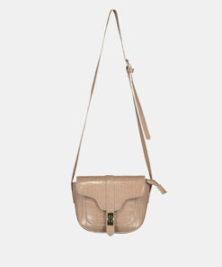 Béžová crossbody kabelka s krokodýlím vzorem Haily´s Elisa