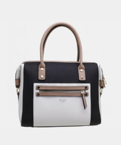 Bílo-černá kabelka Bessie London