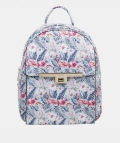 Bílý vzorovaný batoh Bessie London