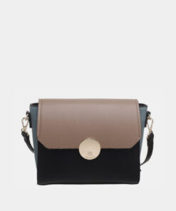 Hnědo-černá kabelka Bessie London