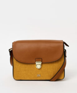 Hnědá crossbody kabelka Gionni Abe