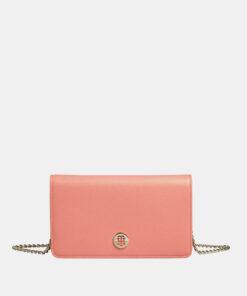 Korálová crossbody kabelka Tommy Hilfiger