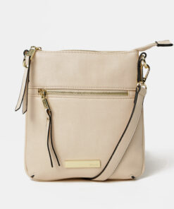 Krémová crossbody kabelka Hampton