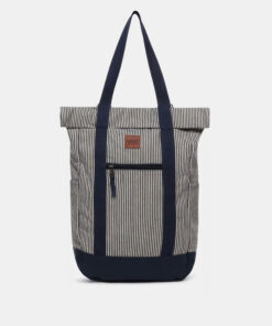 Tmavě modrý pruhovaný batoh VANS 22 l