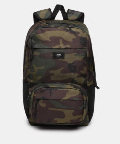 Tmavě zelený maskáčový batoh s ledvinkou 2v1 VANS 26 l