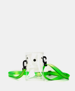 Zelená transparentní crossbody taška Spiral
